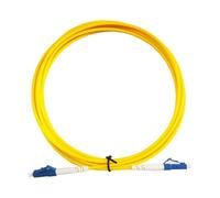 LMNCBVYA 5m Single Mode Single Core LC-LC Fiber Optic Patch Cable - Yellow Pigtail Fiber Optic Cable for High-Speed Data Transmission