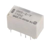 LMNCBVYA 5pcs Electromagnetic G6S-2-Y - 5VDC/12VDC/24VDC, 2A, 8-Pin Plug-in for Reliable Circuit Control(G6S-2-Y-5VDC)