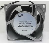 LMNCBVYA AC200V 10/9W UTL805C 8025 8cm 2-Wire Aluminum Frame Fan - & Durable Design