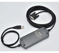 LMNCBVYA Ailsa Hexi USB-PPI Download Cable for S7-200 PLC Programming - 5m Length, Driver-Free, Supports 9.6/19.2/187.5 Baud Rate, Compatible with 6ES7901-3DB30-0XA0