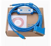 LMNCBVYA Ailsa Hexi USB-SC09 PLC Programming Cable - Round 8-Pin to DB25-Pin for FX1S/1N/2N/3U/3G Series - 3.0m Data Transfer Cable