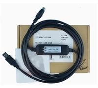 LMNCBVYA Ailsa Hexi USB-XGB Programming Cable for XGB XBC XBM Series PLC - 3 Metres Black Communication Download Cable