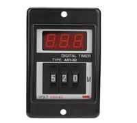 LMNCBVYA ASY-3D Digital Display Time AC220V - Power On Delay Timer with 8-Pin Base, 5A, Adjustable 0-999 Minutes(1PC D)