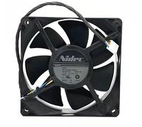 LMNCBVYA B35502-35DEL7 Speed Regulating Fan for Motherboard, 150CFM Airflow, 4300RPM, Durable Double Ball Bearing Design High-Performance 12CM 12V 1.40A