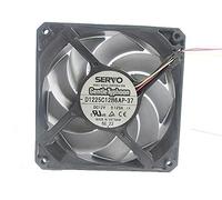 LMNCBVYA Beautyrankle SERVO D1225C12B6AP-37 12V 120mm Cooling Fan - 3-Wire Sickle Leaf Design for Efficient Cooling
