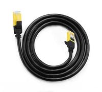 LMNCBVYA Category 7 10Gb Ethernet Cable - Double Shielded RJ45 Network Cable for High-Speed Internet - 5 Meters - Universal Compatibility - Ideal for Home and Office Use - Black