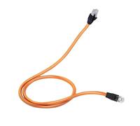 LMNCBVYA Category 8 Double Shielded 10 Gigabit Network Cable - 1 Meter High-Speed Ethernet Patch Cable for Home and Office Use