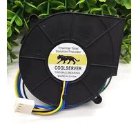 LMNCBVYA Centrifugal Blower Fan - 75x75x15mm, High Precision, Quiet Operation, Long LifeNZNYDNL B127515BN 12V 0.80A 4Pin