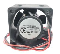 LMNCBVYA DC 12V 0.34A PFB0412VHN 4028 4cm 2-Wire Fan for Electronics and PC