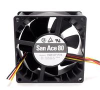 LMNCBVYA DC 12V 0.58A 9G0812P1F09 8038 8cm 3-Wire Server Fan for Efficient Heat Dissipation