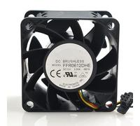 LMNCBVYA DC 12V 3.30A FFR0612DHE 6038 6cm 4-Wire Ultra Server Fan