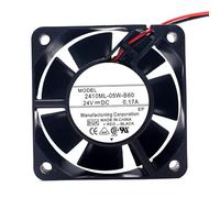 LMNCBVYA DC 24V 0.17A 6025 6cm 2-Wire Inverter Fan -, Quiet Operation, Durable Design