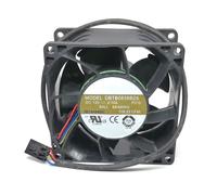 LMNCBVYA DC12V 2.10A DBTB0838B2S P010 8038 8cm 4-Wire Temperature Control Fan for Efficient Heat Dissipation