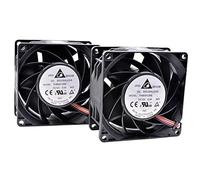 LMNCBVYA - Double Ball Bearing Design for Optimal 2PCS THB0812BE 8cm 8038 12V 6.00A High-Speed Server Fan
