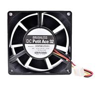 LMNCBVYA Double Ball Bearing Fan - Axial Fan for PC and Electronics Denki San Ace 109P0812S201 80mm 12V 0.29A