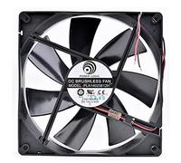 LMNCBVYA Double Ball Bearing Fan for Computer Chassis PLA14025B12H 14cm DC 12V 0.50A