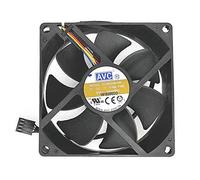 LMNCBVYA Double Ball Bearing, Intelligent Temperature Controller Compatible DS09225B12H 90mm 4-Wire Temperature Control Fan - DC 12V, 0.41A,