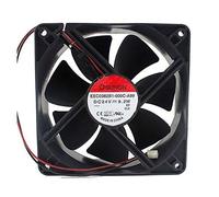 LMNCBVYA - EEC0382B1-000C-A99, 3100 RPM, 138 CFM, Low Noise, 2-Wire Connection High-Performance 12038 24V 9.2W Chassis Fan