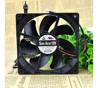 LMNCBVYA Fan - 0.19A, 2-Pin Connector, High-Precision Double Ball Bearing 9S1212F404 Ultra-Quiet 120mm DC 12V