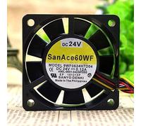 LMNCBVYA Fan 6015 6cm High-Speed Processor Cooler with 3-Line Connector for Computer Cases 9WF0624H7D04 DC 24V(Fanuc plug)