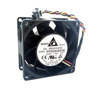 LMNCBVYA For Inverters - 13800RPM, 144.2 CFM, Durable Double Ball Bearing Design PFR0848XHE 48V 1.50A High-Speed 8CM Chassis Fan