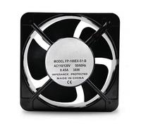 LMNCBVYA FP-108EX-S1-B Industrial Cabinet Cooling Fan 110V 38W 150x150x50mm - High Efficiency, Low Noise, Durable Design