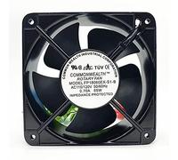 LMNCBVYA FP18060EX-S1-B - 110V 0.7A Cabinet Fan for Efficient Air Circulation 18cm Industrial Axial Fan