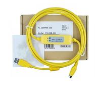 LMNCBVYA FX-USB-AW 3M Programming Cable for FX3U 3G PLC - Yellow Communication & Download Cable