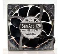 LMNCBVYA High Air Flow Fan - 120x120x38mm 4-Wire Fan for Computer Cases 9SG1212P1G06 12V 4A