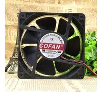 LMNCBVYA High Airflow 105 CFM, Low Noise 38 dBA, Ideal for Applications COFAN F-1238M24B 24VDC 0.40A 12CM Double Ball Bearing Inverter Fan -(E1-plug)