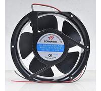 LMNCBVYA - High Airflow 200CFM, Low Noise 54dBa, XY17251B Model, 0.60A Input Current, 3000RPM Speed 172mm 24V Waterproof Inverter Fan
