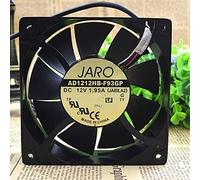 LMNCBVYA High Airflow Aluminum Frame Fan AD1212HB-F93GP 120mm DC 12V 1.95A(B2-plug)