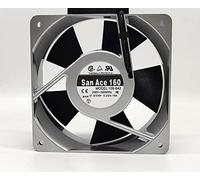 LMNCBVYA High-Performance 16cm Axial Flow Fan - 160x160x50mm, AC200V, 0.23/0.18A, 37.5/33W, 2-Pin Connector