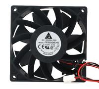 LMNCBVYA High-Performance 24V 92mm Cooling Fan FFB0924EHE - 4800RPM, 0.75A, 110CFM, 55DB Noise Level