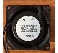 LMNCBVYA High-Performance 8cm 2-Wire All-Metal Fan AC230V 12/10W UT857CG[R] for High Temperature Applications