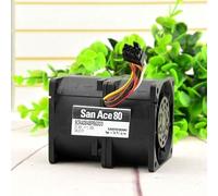 LMNCBVYA High-Performance Chassis Fan - 12000RPM, 158.9CFM, Double Ball Bearing, Four-Wire Speed Control 9CRA0848P8G003 80mm x 80mm 48V 1.32A