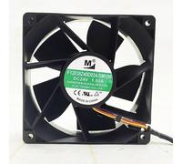 LMNCBVYA High-Performance Inverter Fan with Large Airflow - 5000RPM, 212.57CFM, Durable Double Ball Bearings NZNYDNL 12038 24V 1.0A