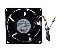 LMNCBVYA High-Speed Fan - 80mm x 80mm x 38mm, Maintenance-Free Double Ball Bearing, 4-Wire Interface V80E12BS2A5-57 8038 12V 1.95A