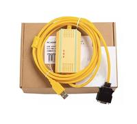 LMNCBVYA High-Speed USB Communication Data Download Cable for MR-J2S/J2-3M FT232RL Chip, Yellow Gold-Plated Plug, Electromagnetic Isolation