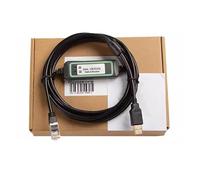 LMNCBVYA High-Speed USB-FR-E500 Communication Download Cable - 3M Inverter Debugging Cable with FT232RL Chip and Gold-Plated Plug