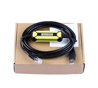 LMNCBVYA IC200CBL500 PLC Programming Cable - USB to Crystal, 2.5 Meters Long for Reliable Data Transfer