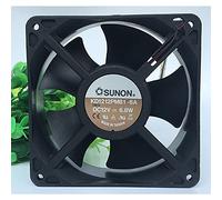 LMNCBVYA KD1212PMB1-6A 12CM 12V 6.8W 2-Wire Double Ball Chassis Server Fan - 120CFM for Optimal