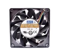 LMNCBVYA Large Air Volume Fan - 5800 RPM, 253 CFM, Speed Control, 4-Pin Interface, Durable Double Ball Bearing Design 3-Leaf EFB1212VH 120mm Computer Fan - 12V 0.58A 4-Wire,