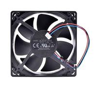 LMNCBVYA - , Low Noise, Efficient Airflow AUB0812H-E 8cm 8025 12V 0.3A 3-Wire Axial Fan