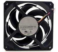 LMNCBVYA LSGDCTI 12CM Sickle Blade Fan for Servo D1225C24B9AP-00-24V 0.29A with Zero Static and Dynamic Heat Dissipation