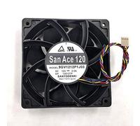 LMNCBVYA Motorcycle Fan with Temperature Control, 6400RPM, 224CFM Airflow High-Performance 12V 3.00A 9GV1212P1J03 12038