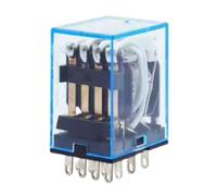 LMNCBVYA MY4N-J Small Electromagnetic Intermediate DC 24V 14-Pin 5A Power with Base - Reliable for Automation Systems(1PC E)