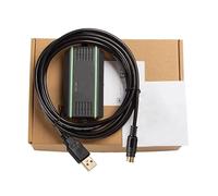 LMNCBVYA Ning Xiang 3 Meter USB PLC Programming Cable - FT232RL Chip, High-Speed Electromagnetic Isolation, Male-to-Female Connection for Computer and Smartphone