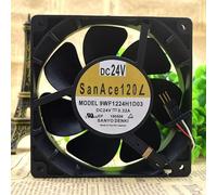 LMNCBVYA PC Computer Case Fan 9WF1224H1D03-3-Wire, 24V, 2500RPM for Systems High-Performance 120mm Waterproof