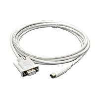 LMNCBVYA PC-XC Serial Interface PLC Programming Cable - 10 Meters - XC Series Communication Cable - White Color